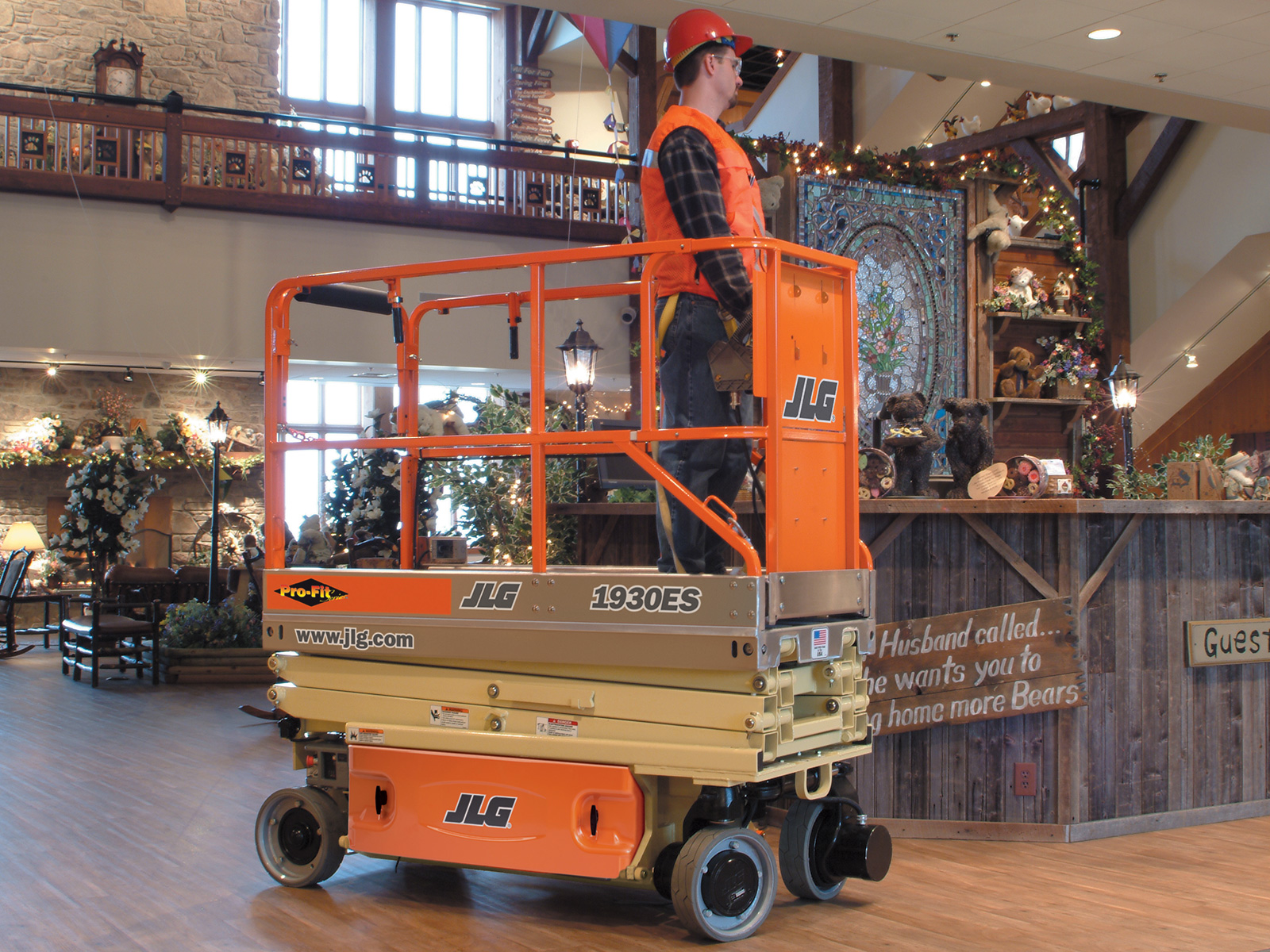 JLG 1930ES Electric Scissor Lift 19 inch for rent - Houston